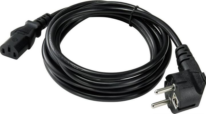 Produktbild Sygonix SY-5043450 Kaltgeräte Anschlusskabel Schwarz 3.00 m (3 m)