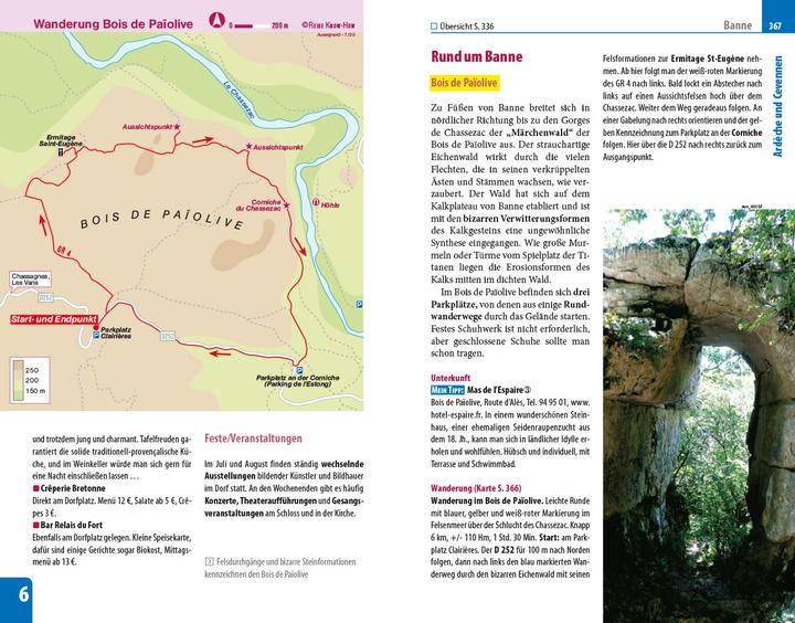 Produktbild Reiseführer Auvergne, Cevennen mit 29 Wanderungen und 6 Fahrradtouren (Deutsch, Bettina Forst, 2020)