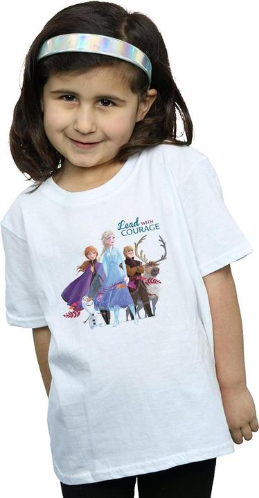 Immagine prodotto Disney Frozen 2 Lead With Courage Maglietta Ragazze (140, 146)