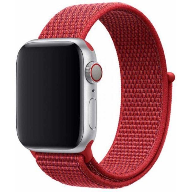 Devia Sport Loop Rot 384041 mm (38 mm, 41 mm, 40 mm, Fabric, Nylon, Apple Watch Series 1, Apple Watch Series 7, Apple Wa...