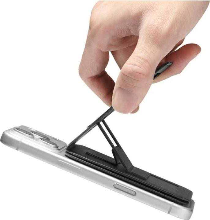 Actual product image Spigen Slim Fold (Mag Fit) | S314-3 MagSafe Card Holder Black