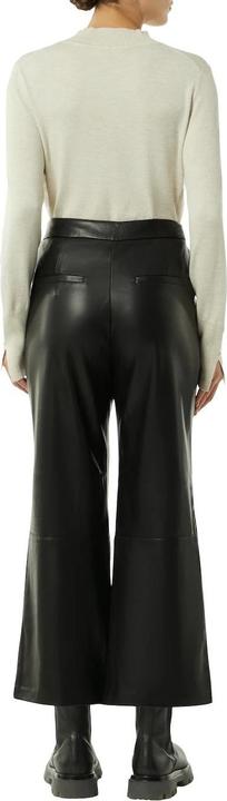 Produktbild Comma Hose Flared-Leg-Hose in Leder-Optik (38)