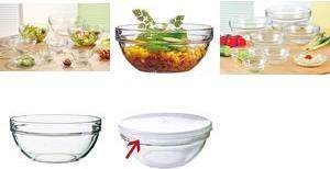 Actual product image Esmeyer Cereal bowl/stacking bowl Empilable, capacity: 300 ml Glass bowl, diameter: 120 mm, height: 55 mm (12 cm, 0.30 l, 6 x)