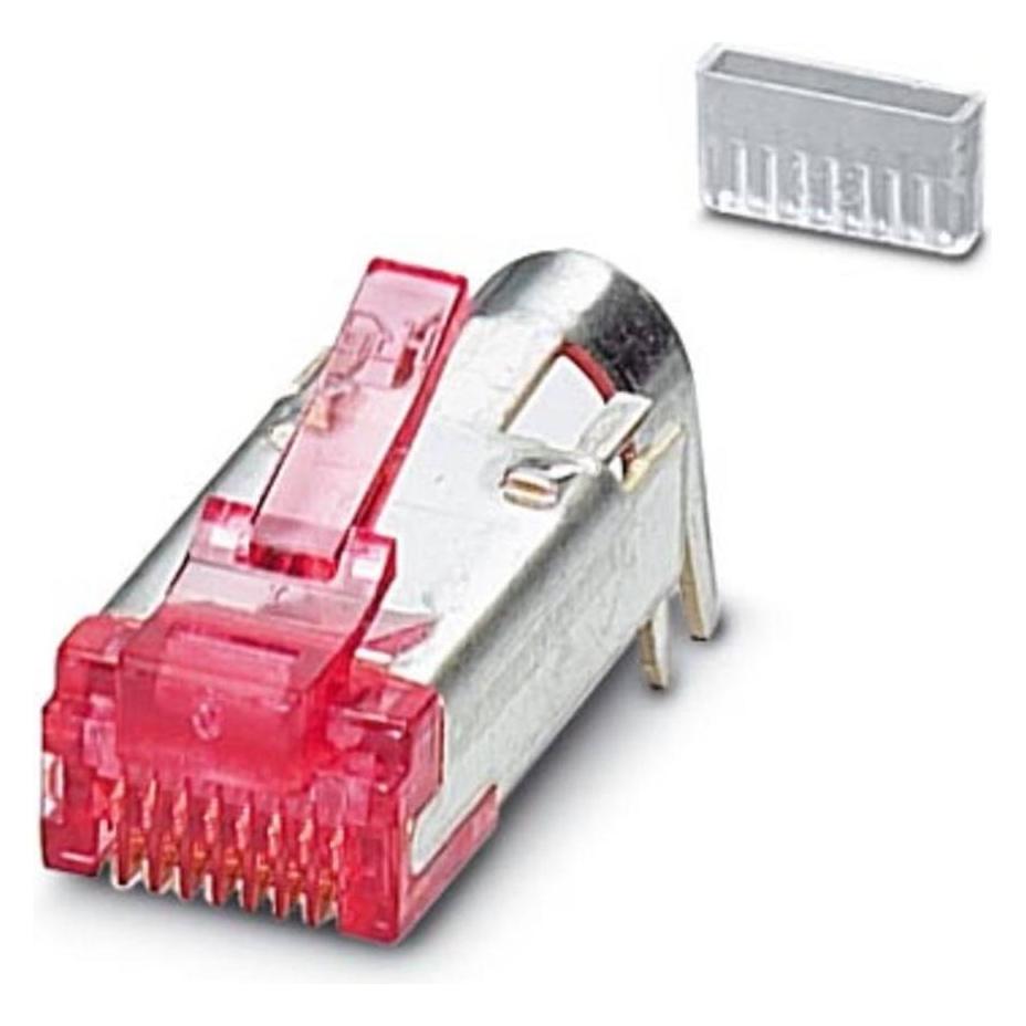 Phoenix Contact Rosso Vs-08-St-H21-Rj45, Cavo + Spina Elettrica,