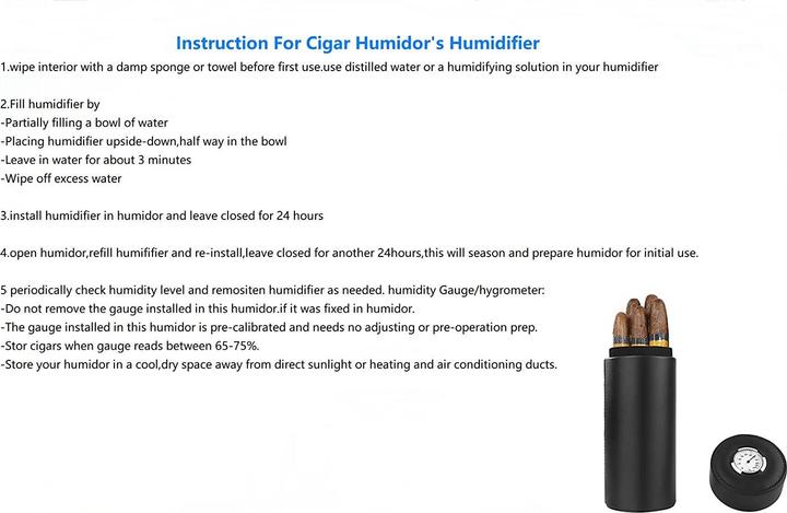 Actual product image Sasuke Cigar Case, Black