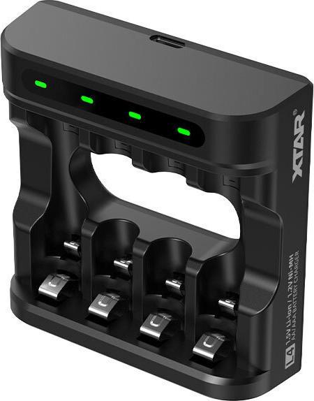 Produktbild Xtar Li-Ion / Ni-MH Akku-Ladegerät L4 (1 Stk., AAA, AA, Ladegerät ohne Akku)