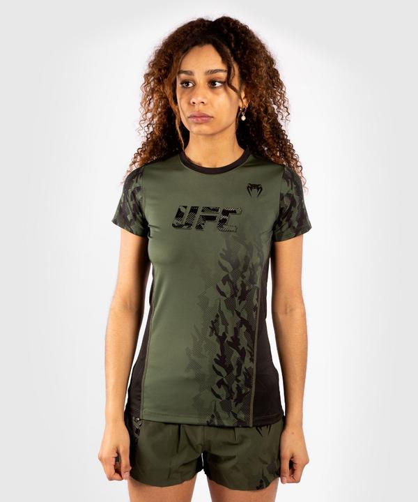 UFC | Venum T-shirt Technique Manches Courtes Femme UFC Venum Authentic Fight Week (L)