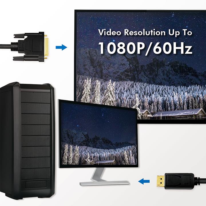 Actual product image LogiLink DisplayPort — DVI (5 m, DisplayPort, 1.2)