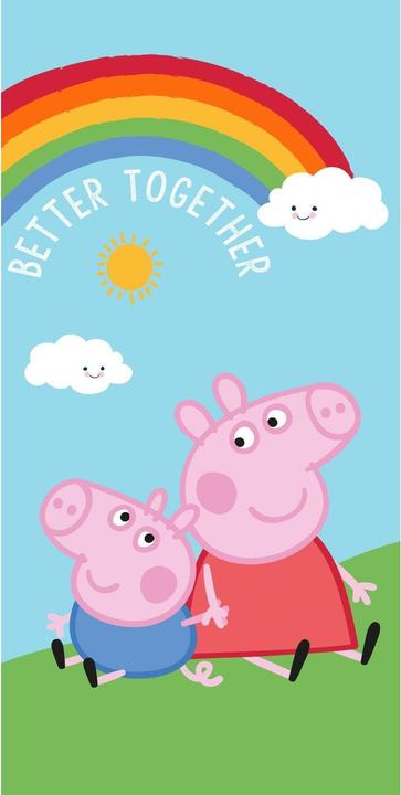 Tinisu Peppa Pig towel beach towel 70x140cm (70 x 140 cm)