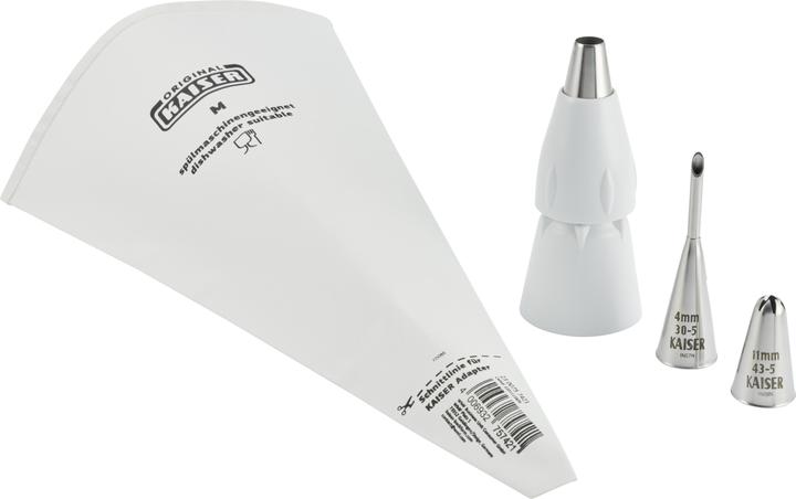 Actual product image Kaiser Professional piping bag Stainless steel nozzles (Piping bag set, 1077.65 ml)