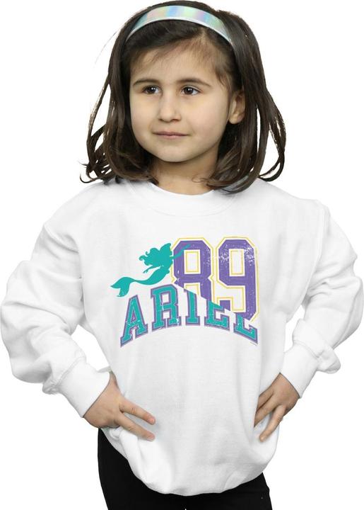 Actual product image Disney Girls Princess Ariel Collegiate Sweatshirt (128)