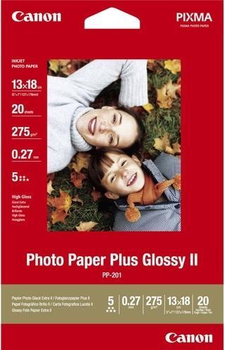 Image du produit Canon PP-201 Plus Glossy II (260 g/m², A4, 20 x)