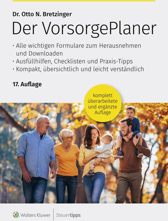 Produktbild Steuertipps Der VorsorgePlaner (Deutsch, Otto N. Bretzinger, 2024)