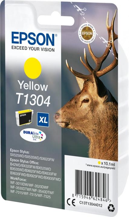 Produktbild Epson Tinte C13T13044012, yellow (Y)