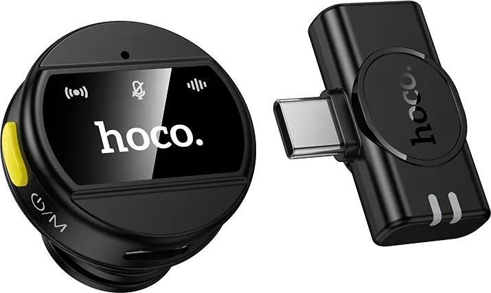 Actual product image Hoco Other Computer Accessory Wireless microphone USB C L21 black
