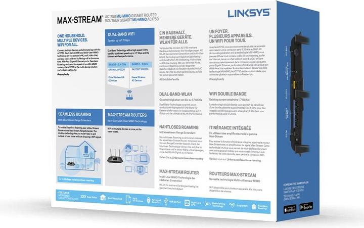 Actual product image Linksys Router EA7300-EU