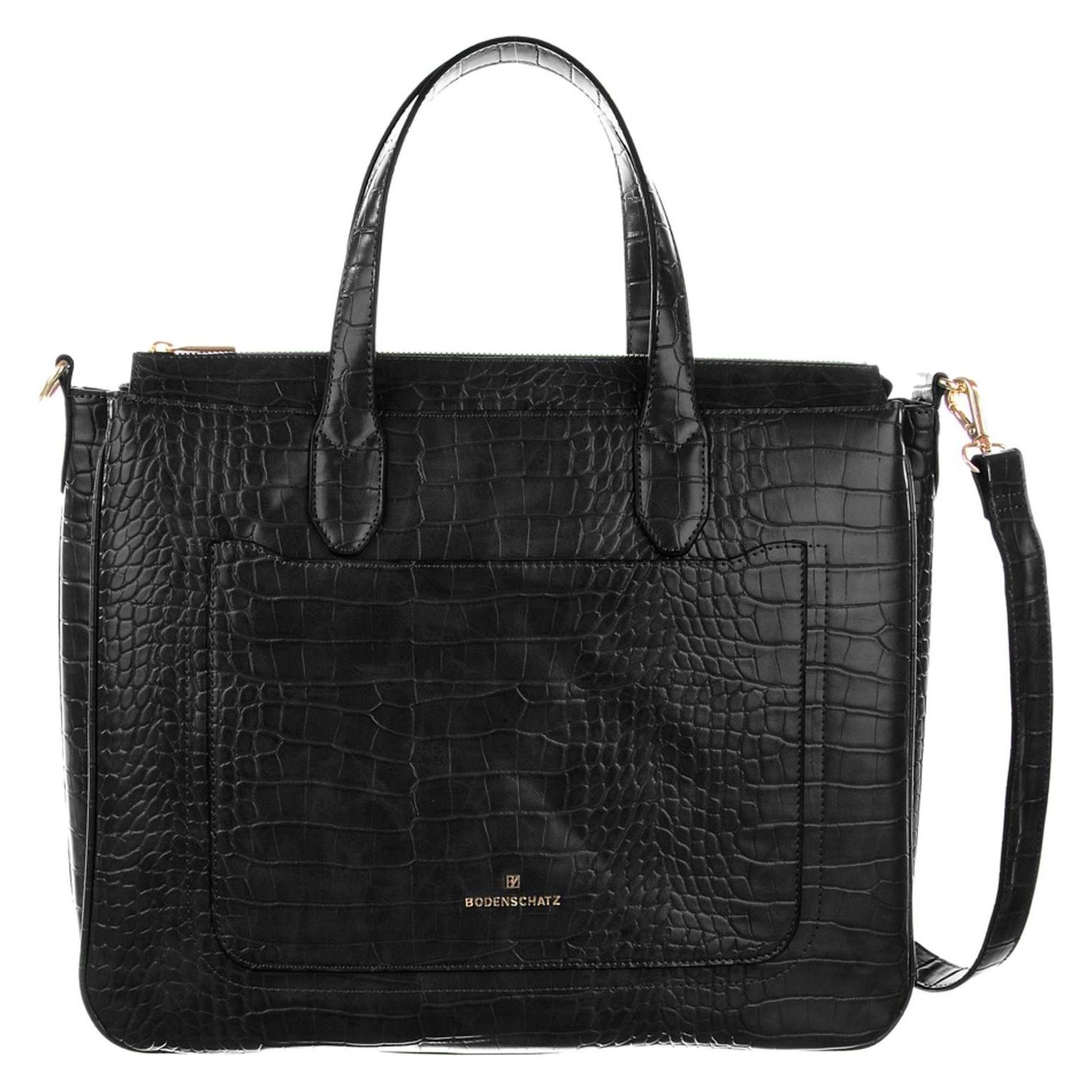 Bodenschatz, Damen, Handtasche, Business Bag, Schwarz