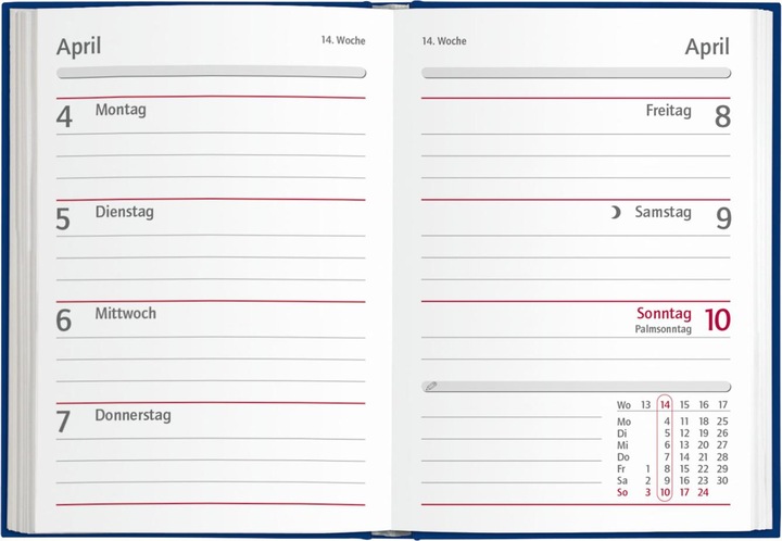 Produktbild Herlitz Taschenkalender (A7, Deutsch)