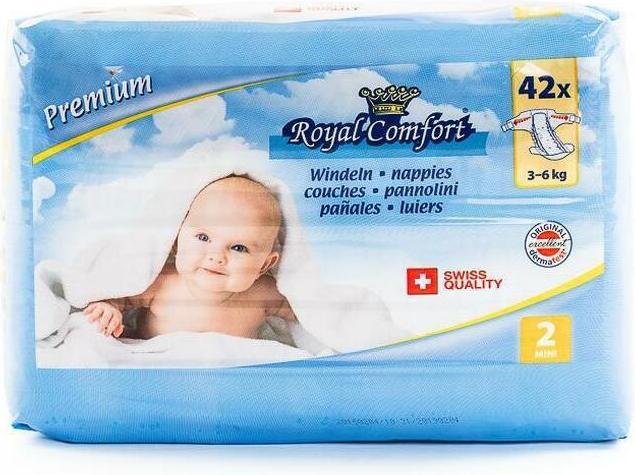 Image du produit Royal Comfort Couches (Taille 2, Pack, 42 pcs)