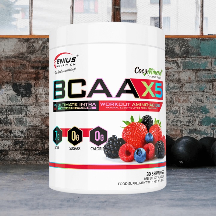 Produktbild Genius Nutrition BCAA-X5 (Red Energy, 1 Stk., 460 g)