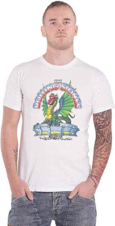 Produktbild The Rolling Stones Erwachsene 81 Tour Dragon TShirt aus Baumwolle (S)
