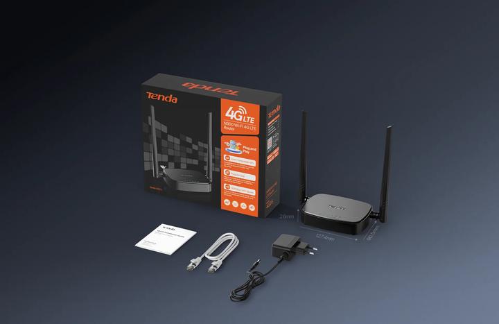 Actual product image Tenda 4G05 - Wi-Fi N300 4G LTE router