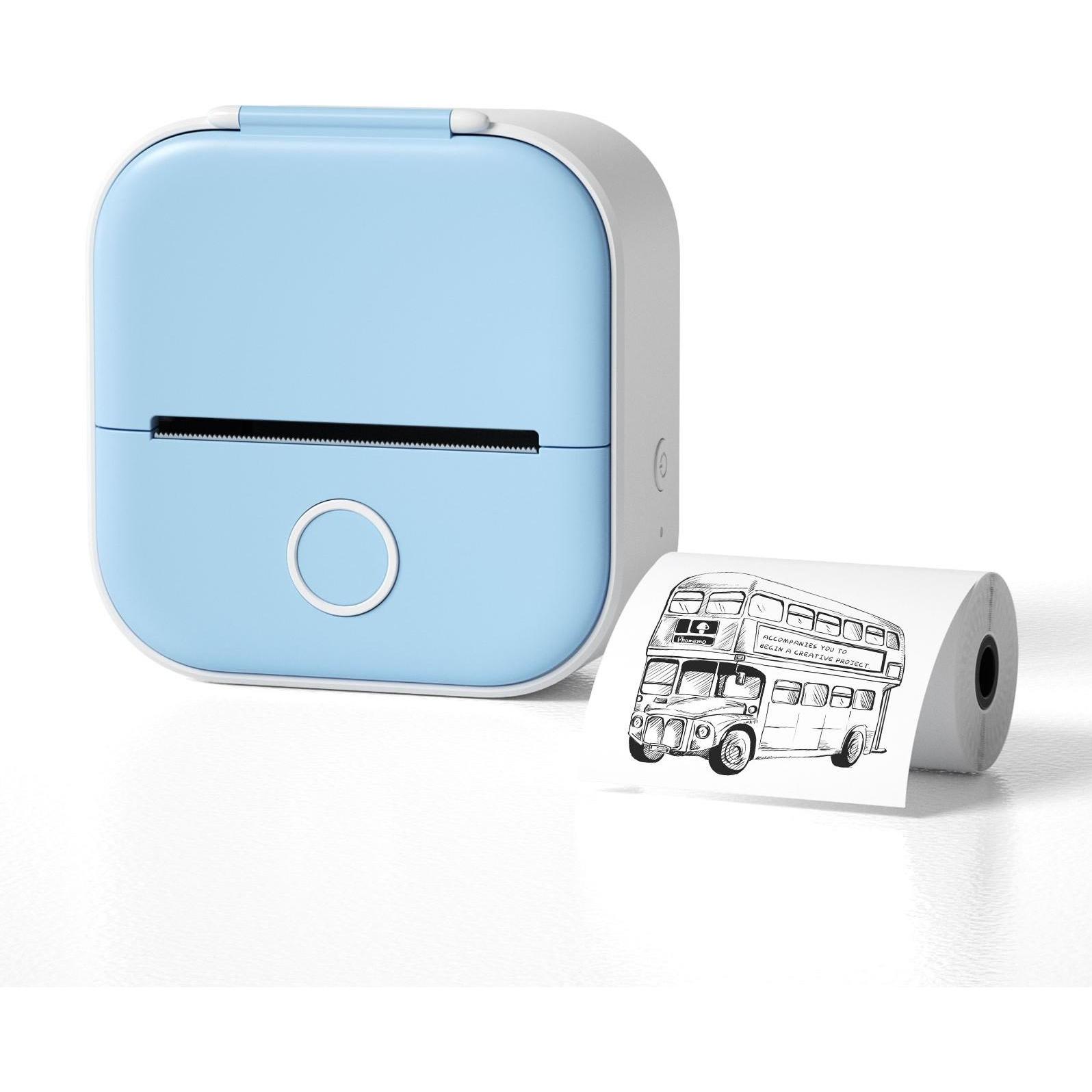Phomemo T02 Mini-Drucker, Stampante scontrini, Blu