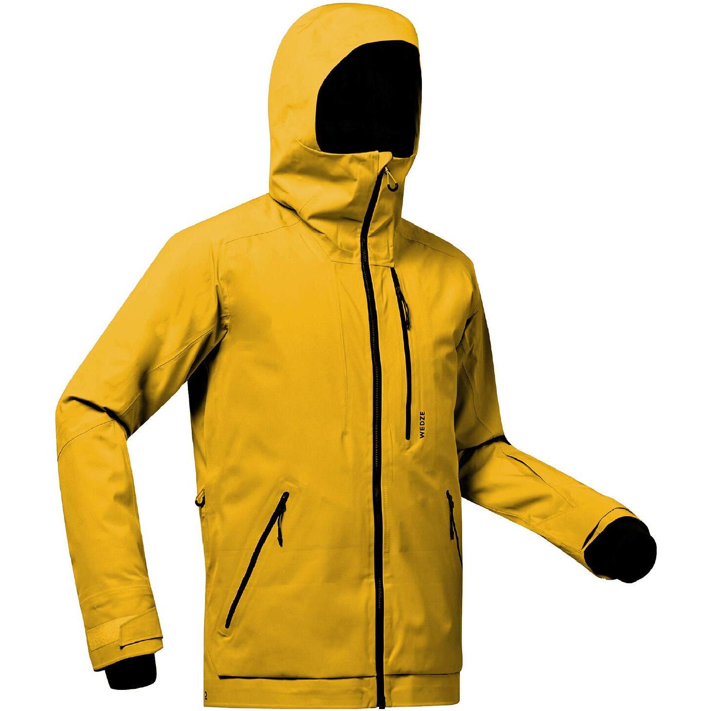 Yellow Skijacke Wedze Decathlon Sport Skijacke Decathlon Ski Jacke