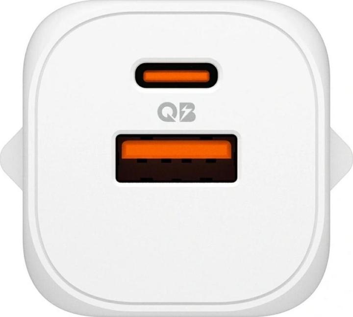 Produktbild Spigen - Wall Charger Essential (EE352EU) - USB, Type-C, Fast Charging, Quantum Boost, 35W - White (35 W, 2 Ports)