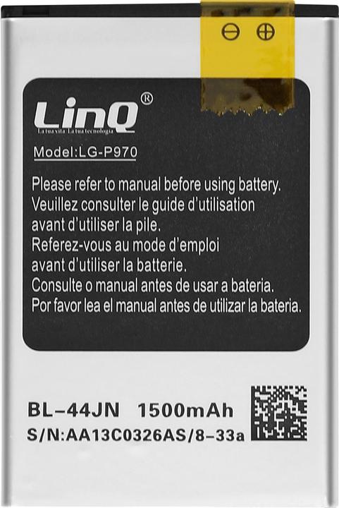 Actual product image LinQ 1500mAh replacement battery