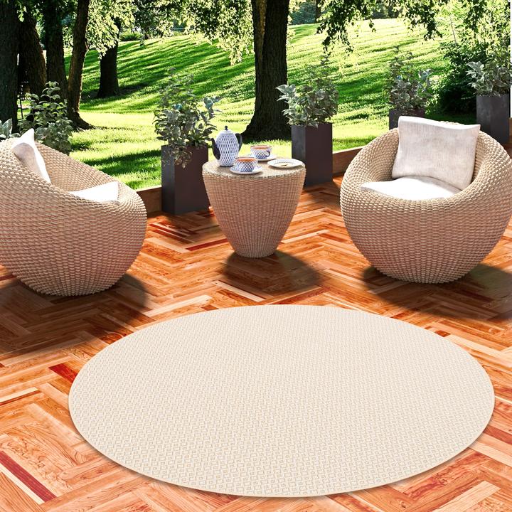 Actual product image Snapstyle Indoor & Outdoor Carpet Oslo Trend Round (100 x 100 cm)