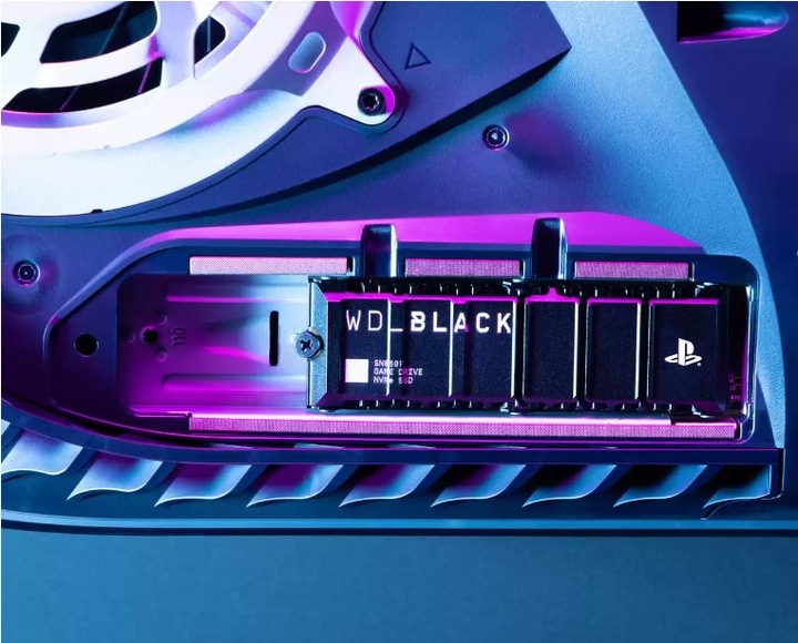 Produktbild WD Black SN850P mit Heatsink für PS5 (1000 GB, M.2 2280)