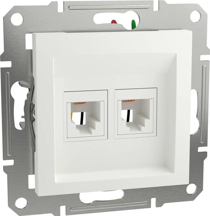 Image du produit Schneider Electric Prise téléphonique RJ11 Asfora blanc (RAL 9003) EPH4270121D