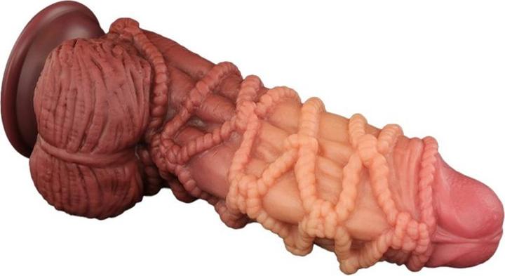 Image du produit Lovetoy Gode extrême avec motif de corde 24 cm