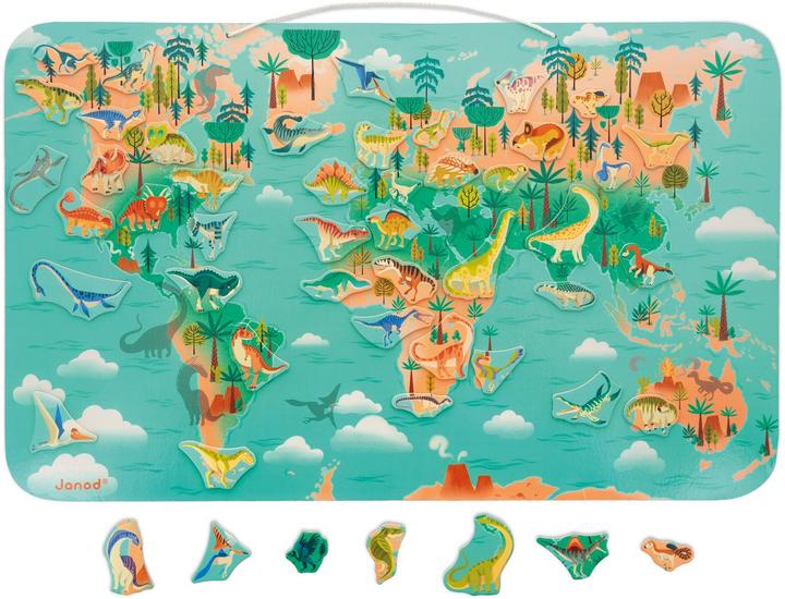 Sophie la girafe Dino magnetische Weltkarte (7 - 12 Jahre)