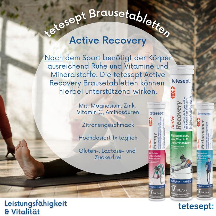 Actual product image Tetesept Active Recovery (17 Piece, Effervescent tablet, 17 g)