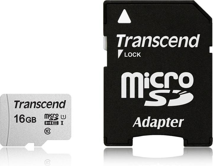 Image du produit Transcend 300S (16 Go, microSDHC, U3, UHS-I)