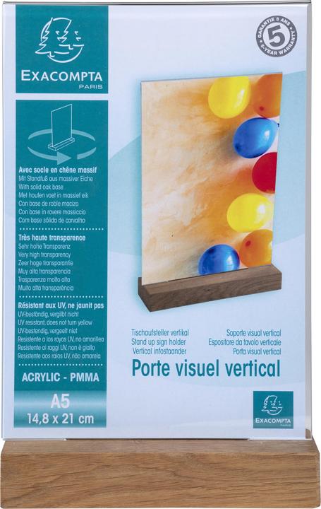Image du produit Exacompta Présentoir de table (A5)