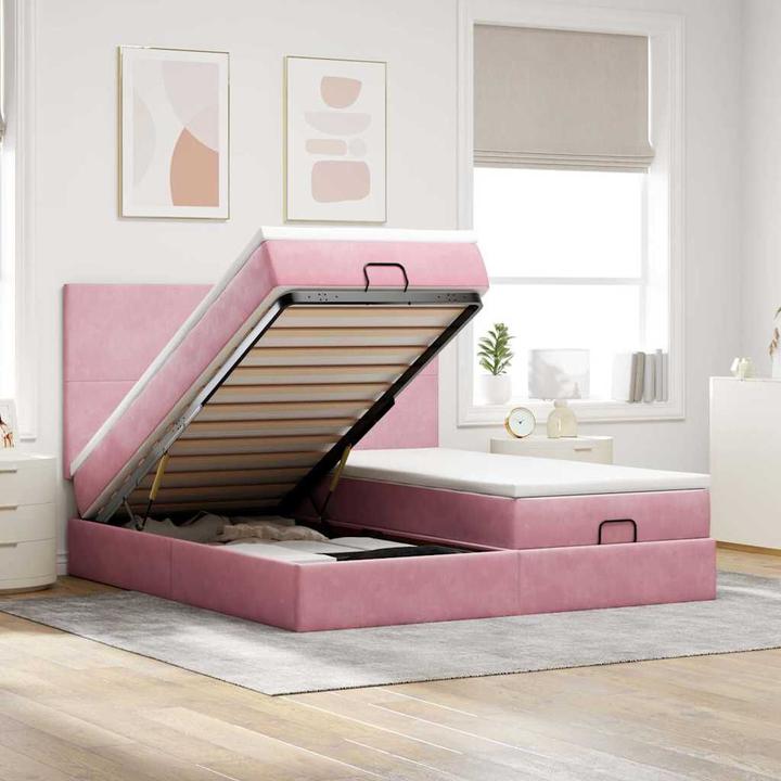 Produktbild vidaXL Ottoman-Bett (160 x 200 cm)