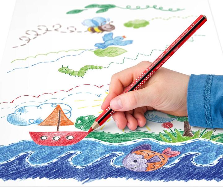 Produktbild Staedtler Buntstifte Noris colour jumbo Upcycled Wood 12er (Multi, 12 x)