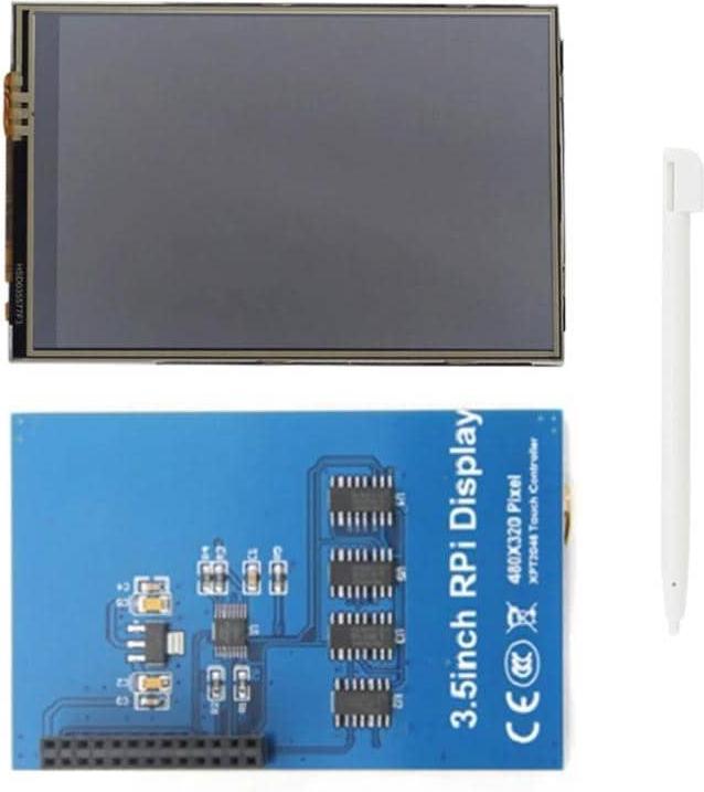 Actual product image Raspberry Pi Ventilated ABS case kit with 3.5INCH screen for 5