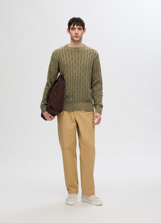 Actual product image Selected Homme Cable knit jumper (L)