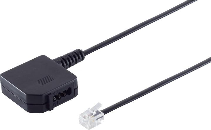 Produktbild Shiverpeaks Adapter Wst. RJ11/TAE-F Kupp. mit 20cm Kabel (nur als VF v. 5)
