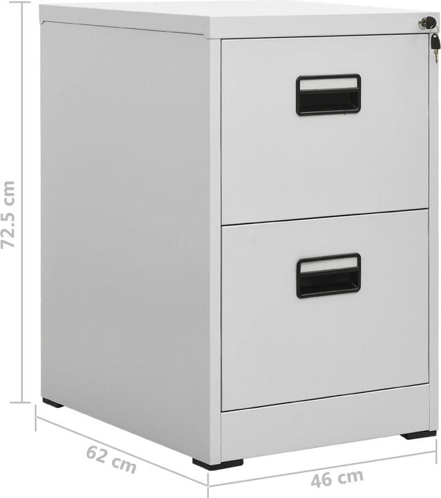 Actual product image vidaXL Aktenschrank (46 x 62 x 72.50 cm)
