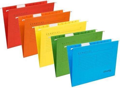 Actual product image Tarifold Suspension file Djois DIN A4 assorted colours cardboard (A4, 50 x)