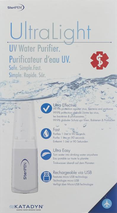 Actual product image Steri Pen UltraLight Traveller UV Wasserentkeimer