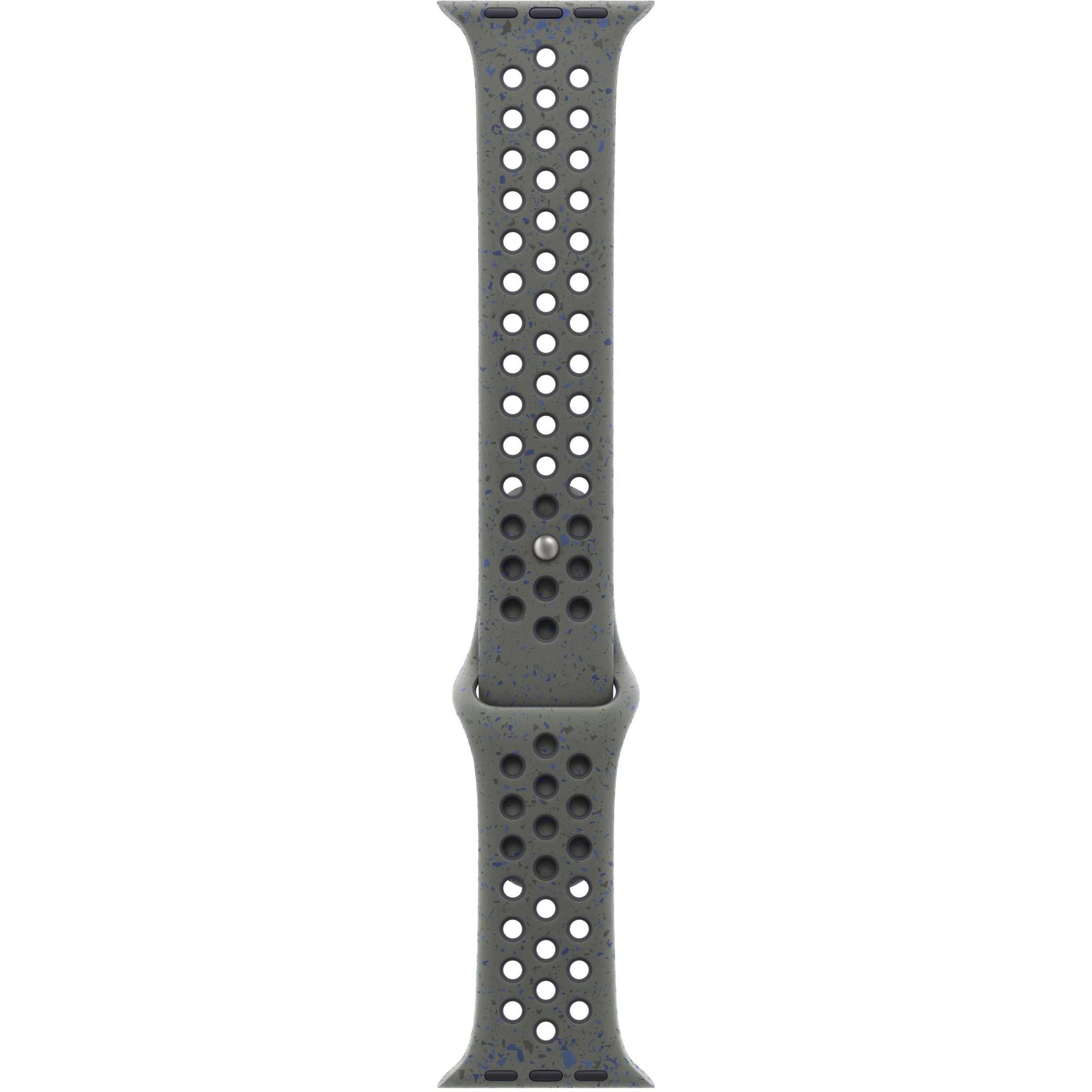 Apple Nike Sportarmband (45 mm, Fluorelastomer, Apple Watch Series 9), Uhrenarmband, Grün