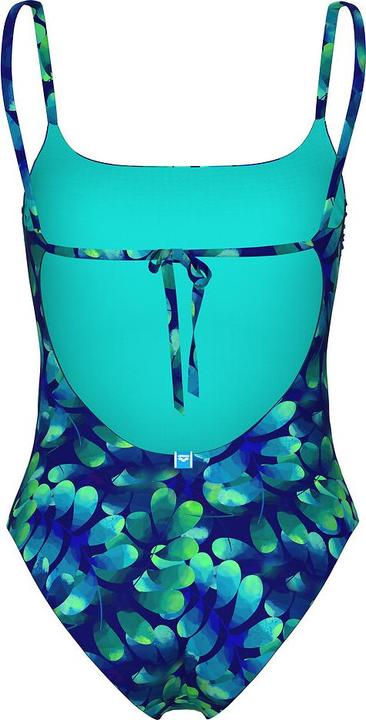 Bleu imprimé, Vert