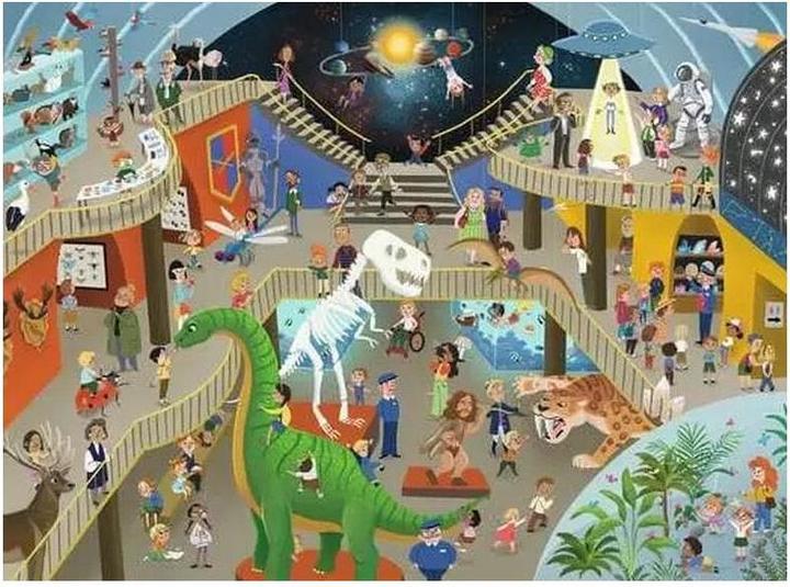 Immagine prodotto Ravensburger Children's puzzle 200 XXL Teile - Im Naturkundemuseum (200 pezzi)