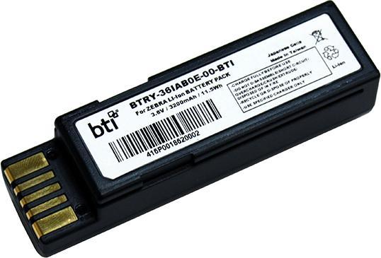 Origin Storage BTI BTRY-36IAB0E-00-, Akku, Schwarz, Zebra, Lithium-Ion (Li-Ion), 3200 mAh, 3,6 V